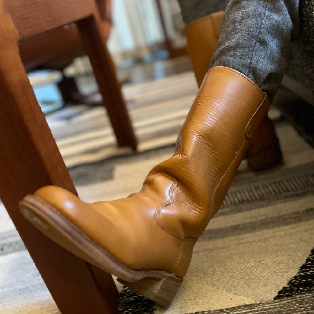 Vintage 1970’s Sears Campus Boots “frye style” Men’s 10D and Womens 11.5